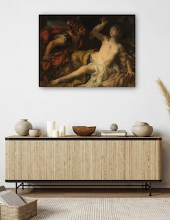 Foto 5 | Foto 5 | Cuadro Decorativo - Tarquinio Y Lucrecia (1692)- Johann Michael Rottmayr - Fotografía - 69x92 - Impresión En Lienzo -fine Art Tj