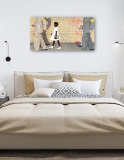 Foto 5 | Foto 5 | Cuadro Decorativo - El Problema Con El Que Todos Vivimos (ruby Bridges)- Norman Rockwell - Fotografía - 54x102 - Fine Art Tj