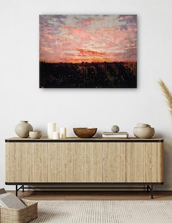 Foto 5 | Foto 5 | Cuadro Decorativo - Amanecer O Atardecer, Estudio Para Libro - Abbott Handerson Thayer - 28x36 - Fine Art Tj