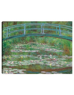 Foto 1 | Foto 1 | Cuadro Decorativo - La Pasarela Japonesa, 1899- Claude Monet - Paisaje - 69x92 - Impresión En Lienzo - Fine Art Tj