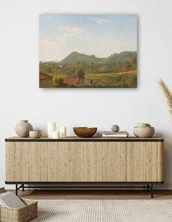 Foto 5 | Foto 5 | Cuadro Decorativo - Vista Cerca De Nápoles, C. 1806- Simon Denis - Paisaje - 46x61 - Impresión En Lienzo - Fine Art Tj