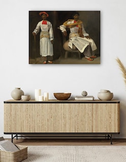 Foto 5 | Foto 5 | Cuadro Decorativo - Dos Estudios De Un Indio De Calcuta, Sentado Y De Pie C. 1823/1824- Eugène Delacroix - 69x92 - Fine Art Tj