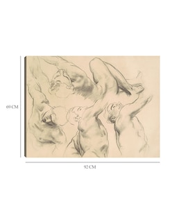 Foto 6 | Foto 6 | Cuadro Decorativo - Estudios Para ',entrar En La Guerra', (anverso) (1918)- John Singer Sargent - 69x92 - Fine Art Tj