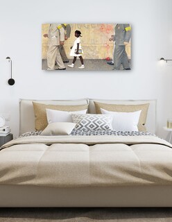 Foto 5 | Foto 5 | Cuadro Decorativo - El Problema Con El Que Todos Vivimos (ruby Bridges)- Norman Rockwell - Fotografía - 64x122 - Fine Art Tj