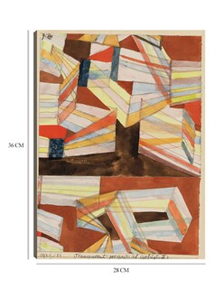 Foto 6 | Foto 6 | Cuadro Decorativo - Transparente-perspectivisch Gefügt (ii.) (1921)- Paul Klee - Abstracto - 28x36 - Fine Art Tj