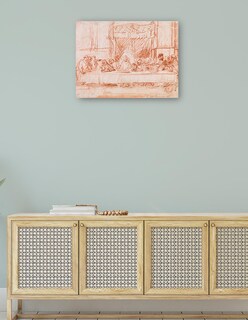 Foto 4 | Foto 4 | Cuadro Decorativo - La Última Cena, Según Leonardo Da Vinci (1634-1635)- Rembrandt Van Rijn - Religión - 77x102 - Fine Art Tj