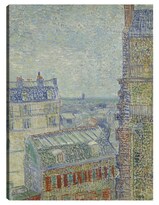 Cuadro Decorativo - Vista Desde El Departamento De Theo- Vincent Van Gogh - Ciudades - 107x143 - Impresión En Lienzo-fine Art Tj
