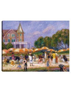 Foto 1 | Foto 1 | Cuadro Decorativo - Sombrillas De Playa En Blue Point (ca. 1915)- William James Glackens - Religión - 69x92 - Fine Art Tj