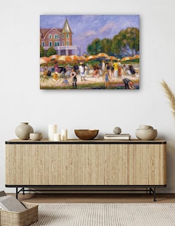 Foto 5 | Foto 5 | Cuadro Decorativo - Sombrillas De Playa En Blue Point (ca. 1915)- William James Glackens - Religión - 69x92 - Fine Art Tj