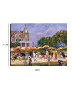 Foto 6 | Foto 6 | Cuadro Decorativo - Sombrillas De Playa En Blue Point (ca. 1915)- William James Glackens - Religión - 69x92 - Fine Art Tj