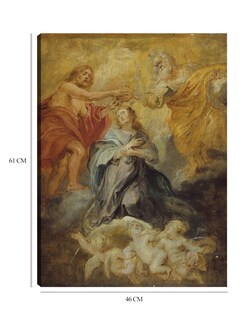 Foto 6 | Foto 6 | Cuadro Decorativo - La Coronación De La Virgen (ca. 1632-1633)- Peter Paul Rubens - Religión - 46x61 - Fine Art Tj