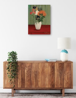 Foto 2 | Foto 2 | Cuadro Decorativo - Ramo De Flores Con Ásteres Chinos Y Tokios (1910)- Henri Rousseau - Floral - 69x92 - Fine Art Tj