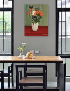 Foto 4 | Foto 4 | Cuadro Decorativo - Ramo De Flores Con Ásteres Chinos Y Tokios (1910)- Henri Rousseau - Floral - 69x92 - Fine Art Tj