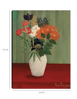 Foto 6 | Foto 6 | Cuadro Decorativo - Ramo De Flores Con Ásteres Chinos Y Tokios (1910)- Henri Rousseau - Floral - 69x92 - Fine Art Tj