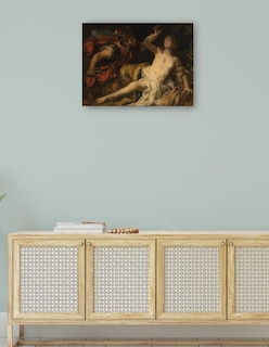 Foto 4 | Foto 4 | Cuadro Decorativo - Tarquinio Y Lucrecia (1692)- Johann Michael Rottmayr - Fotografía - 107x143 -impresión En Lienzo-fine Art Tj