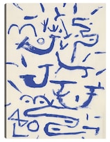 Cuadro Decorativo - Arrastrándose Y Acabando Con Los Árboles (1937)- Paul Klee - Abstracto - 107x143 - Fine Art Tj