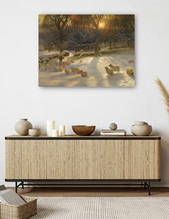 Foto 5 | Foto 5 | Cuadro Decorativo - El Acortamiento Del Día De Invierno Está Cerca De Su Fin- Joseph Farquharson - 28x36 - Fine Art Tj