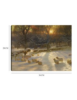 Foto 6 | Foto 6 | Cuadro Decorativo - El Acortamiento Del Día De Invierno Está Cerca De Su Fin- Joseph Farquharson - 28x36 - Fine Art Tj