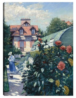 Foto 1 | Foto 1 | Cuadro Decorativo - Dalias, Jardín De Petit Gennevilliers (1893)- Gustave Caillebotte - Floral - 46x61 - Fine Art Tj
