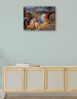 Foto 4 | Foto 4 | Cuadro Decorativo - Cristo Recibiendo A Los Niños (c. 1655)- Sébastien Bourdon - Religión - 28x36 - Fine Art Tj