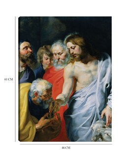 Foto 6 | Foto 6 | Cuadro Decorativo - El Encargo De Cristo A Pedro (c. 1616)- Peter Paul Rubens - Religión - 46x61-impresión En Lienzo-fine Art Tj