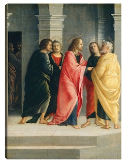Foto 1 | Foto 1 | Cuadro Decorativo - Cristo Instruyendo A Pedro Y Juan A Prepararse Para La Pascua C.1504- Vincenzo Civerchio - 46x61-fine Art Tj