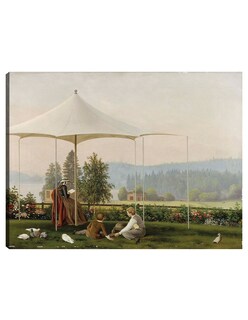 Foto 1 | Foto 1 | Cuadro Decorativo - En El Jardín De Haminalahti (1856 - 1857)- Ferdinand Von Wright - Religión - 46x61 - Fine Art Tj