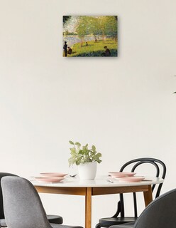 Foto 2 | Foto 2 | Cuadro Decorativo - Estudiar Para Un Domingo En La Grande Jatte (1884)- Georges Seurat - Paisaje - 46x61 - Fine Art Tj