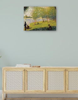 Foto 4 | Foto 4 | Cuadro Decorativo - Estudiar Para Un Domingo En La Grande Jatte (1884)- Georges Seurat - Paisaje - 46x61 - Fine Art Tj