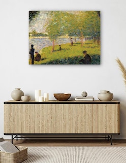 Foto 5 | Foto 5 | Cuadro Decorativo - Estudiar Para Un Domingo En La Grande Jatte (1884)- Georges Seurat - Paisaje - 46x61 - Fine Art Tj