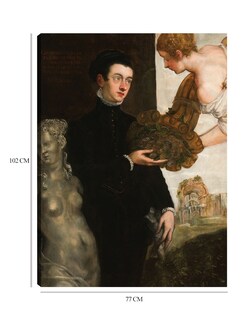 Foto 6 | Foto 6 | Cuadro Decorativo - Retrato De Octavio Strada (1567)- Jacopo Tintoretto - Fotografía - 77x102 - Impresión En Lienzo -fine Art Tj