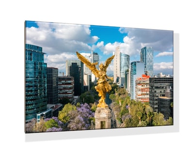 Foto 1 | Foto 1 | Cuadro Decorativo Entelado 60X90cm Ángel de la Independencia en la Ciudad de México
