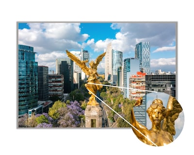 Foto 3 | Foto 3 | Cuadro Decorativo Entelado 60X90cm Ángel de la Independencia en la Ciudad de México