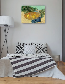 Foto 3 | Foto 3 | Cuadro Decorativo - Bodegón De Naranjas Y Limones Con Guantes Azules- Vincent Van Gogh - Religión - 77x102 - Fine Art Tj