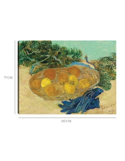 Foto 6 | Foto 6 | Cuadro Decorativo - Bodegón De Naranjas Y Limones Con Guantes Azules- Vincent Van Gogh - Religión - 77x102 - Fine Art Tj