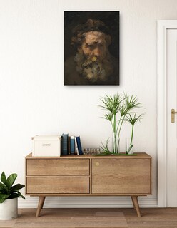 Foto 3 | Foto 3 | Cuadro Decorativo - Cabeza De San Mateo - Rembrandt Van Rijn - 69x92 - Fine Art Tj