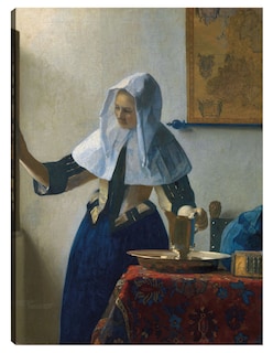 Foto 1 | Foto 1 | Cuadro Decorativo - Mujer Joven Con Una Jarra De Agua (ca. 1662)- Johannes Vermeer - Fotografía - 107x143 - Fine Art Tj