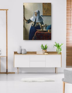 Foto 5 | Foto 5 | Cuadro Decorativo - Mujer Joven Con Una Jarra De Agua (ca. 1662)- Johannes Vermeer - Fotografía - 107x143 - Fine Art Tj