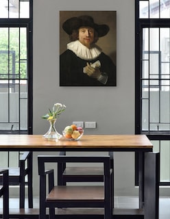 Foto 4 | Foto 4 | Cuadro Decorativo - Hombre Con Una Partitura (1633)- Rembrandt Van Rijn - Fotografía - 107x143 - Impresión En Lienzo-fine Art Tj