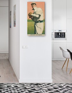 Foto 4 | Foto 4 | Cuadro Decorativo - Nagle, Equipo De Los Ángeles, Retrato De Tarjeta De Béisbol- Library Of Congress - 34x64 - Fine Art Tj