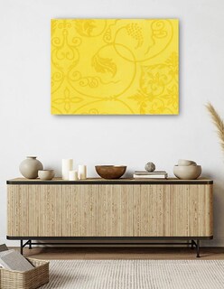 Foto 5 | Foto 5 | Cuadro Decorativo - Grabado En Madera Original Vintage Japonés -amarillo- Taguchi Tomoki - Abstracto - 46x61 - Fine Art Tj