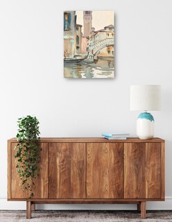 Foto 2 | Foto 2 | Cuadro Decorativo - Un Puente Y Campanario, Venecia (1902-1904)- John Singer Sargent - Ciudades - 77x102 - Fine Art Tj