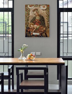 Foto 4 | Foto 4 | Cuadro Decorativo - La Virgen Adorando Al Niño Jesús Con Dos Santos (siglo Xviii)- Cuzco School - Religión - 69x92 - Fine Art Tj