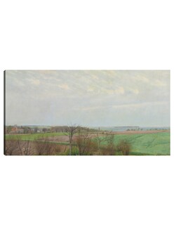 Foto 1 | Foto 1 | Cuadro Decorativo - Vista Del Fiordo De Roskilde, Principios De La Primavera (1903)- Laurits Andersen Ring - 54x102 -fine Art Tj