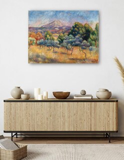 Foto 5 | Foto 5 | Cuadro Decorativo - Monte Sainte-victoire (hacia 1888-1889)- Pierre-auguste Renoir - Religión - 46x61 - Fine Art Tj