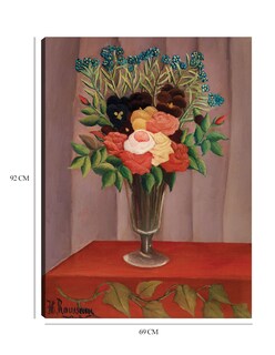 Foto 6 | Foto 6 | Cuadro Decorativo - Ramo De Flores (bouquet De Fleurs) (ca. 1909 –1910)- Henri Rousseau - Floral - 69x92 - Fine Art Tj