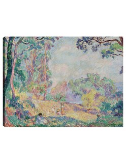 Foto 1 | Foto 1 | Cuadro Decorativo - Jeunes Femmes Et Fillettes Dans Un Paysage (1906)- Henri Lebasque - Paisaje - 28x36 - Fine Art Tj
