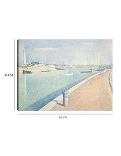 Foto 6 | Foto 6 | Cuadro Decorativo - El Canal De Gravelines, Petit Fort Philippe (1890)- Georges Seurat - Costa - 46x61 - Fine Art Tj