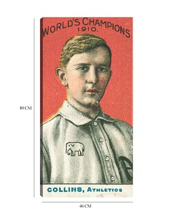 Foto 6 | Foto 6 | Cuadro Decorativo - Eddie Collins, Atléticos De Filadelfia,- Library Of Congress - 46x89 - Fine Art Tj