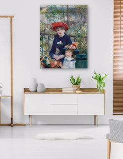 Foto 5 | Foto 5 | Cuadro Decorativo - Dos Hermanas (en La Terraza) (1881)- Pierre-auguste Renoir - Fotografía - 46x61 - Fine Art Tj